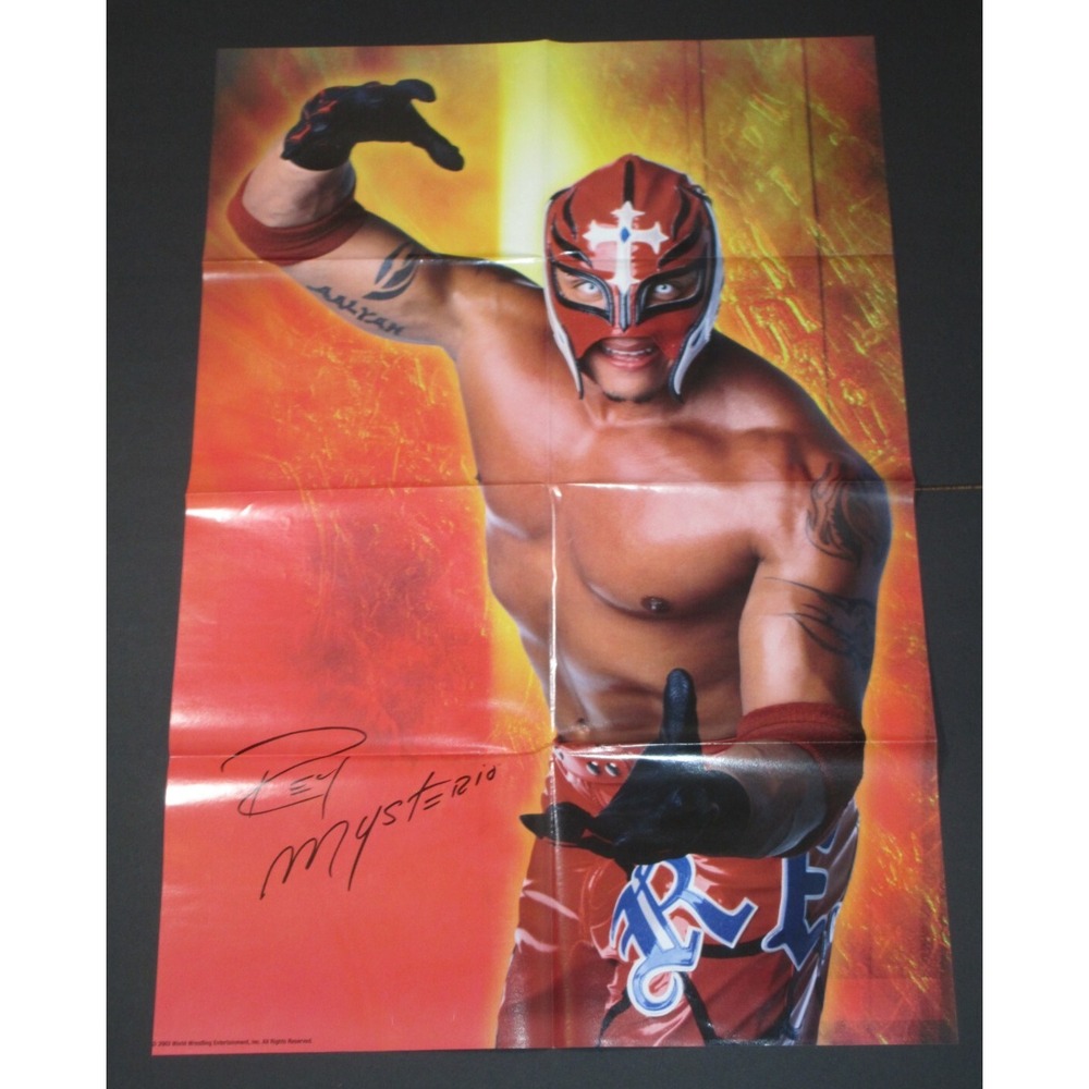2003 WWE Rey Mysterio/The Hurricane Double Sided Poster